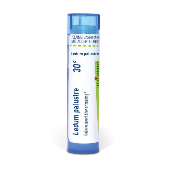 Boiron Ledum Palustre 30C, Homeopathic Medicine for Insect Bites or Bruising Relief, 80 Pellets