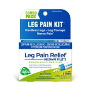 Boiron Leg Pain Bonus Pack, Homeopathic Medicine for Restless Legs, Leg Cramps, Nerve Pain, 240 Pellets