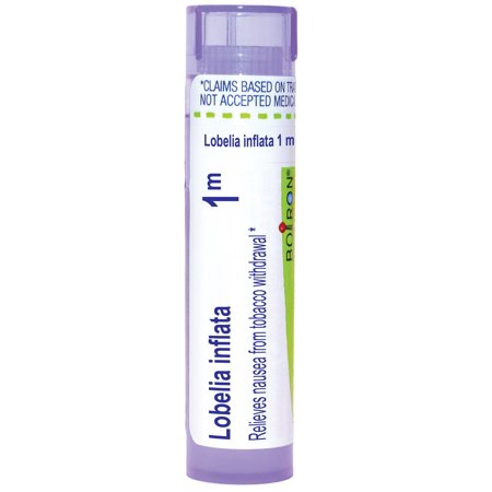 Boiron Lobelia Inflata 1M, Homeopathic Medicine for Nausea From Tobacco Withdrawal, 80 Pellets