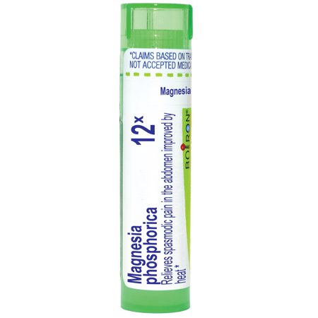 Boiron Magnesia Phosphorica 12X, Homeopathic Medicine for Spasmodic Pain In The Abdomen Improved By Heat, 80 Pellets