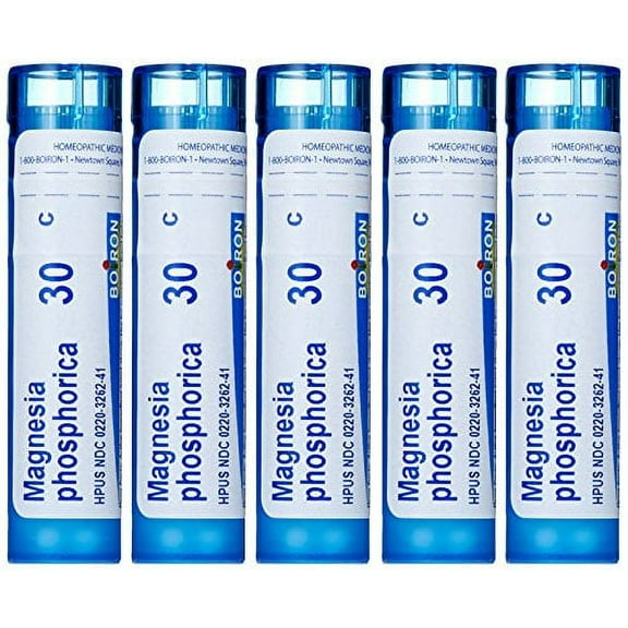 Boiron Magnesia Phosphorica 30C (Pack of 5), Homeopathic Medicine for Abdominal Pain