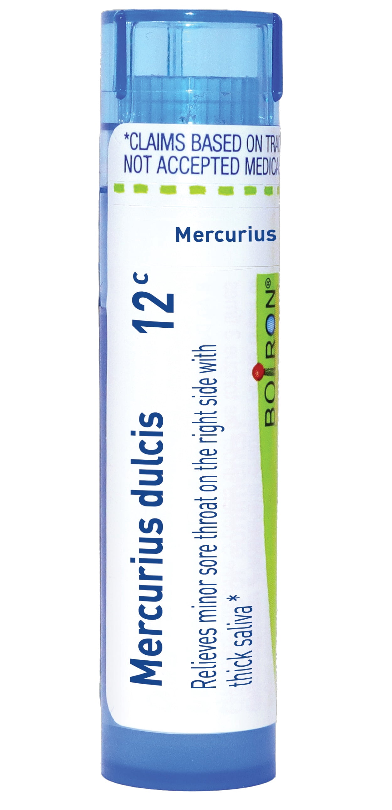 Boiron Mercurius Dulcis 12C, Homeopathic Medicine for Minor Sore Throat