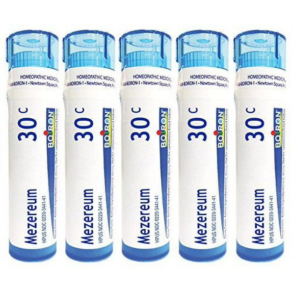 Boiron Mezereum 30C (Pack of 5), Homeopathic Medicine for Nasal Congestion