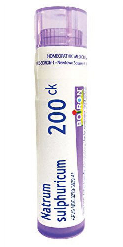 Boiron Natrum Sulphuricum 200Ck Homeopathic Medicine for Bronchial Irritation - 80 Pellets