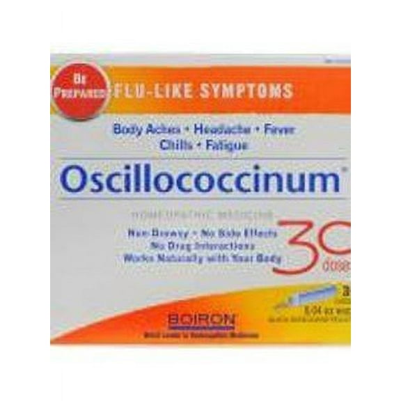 Boiron Oscillococcinum for Flu-like Symptoms 30 ea (Pack of 6)