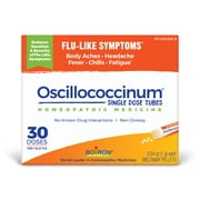 Boiron Oscillococcinum Homeopathic Medicine for Flu-Like Symptoms, 30 Doses