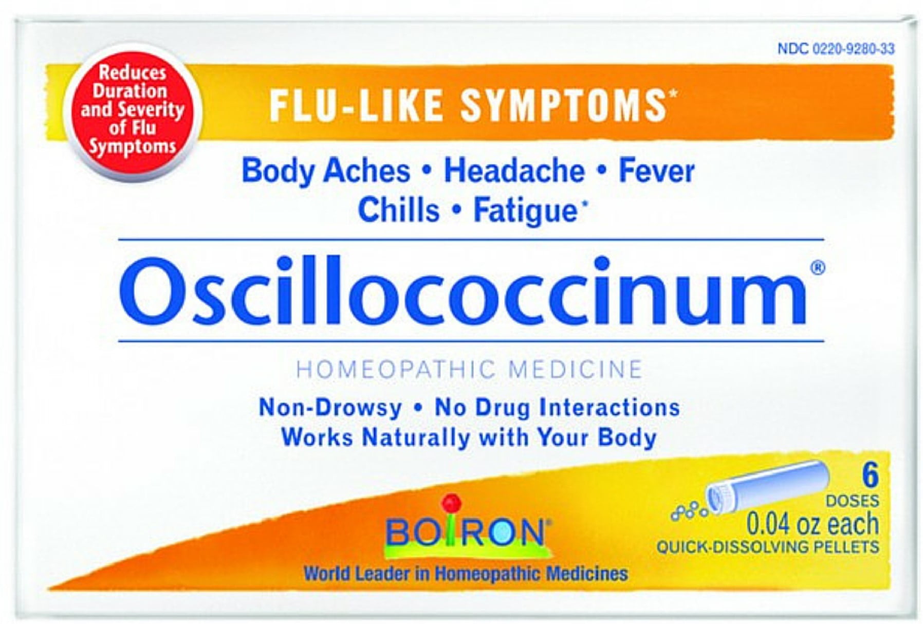 Boiron Oscillococcinum Quick-Dissolving Pellets, 6 Each