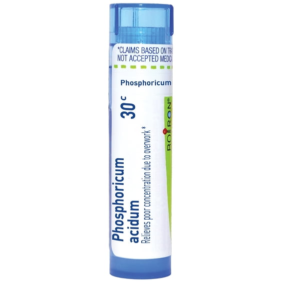 Boiron Phosphoricum Acidum 30C, Homeopathic Medicine for Poor Concentration Due To Overwork, 80 Pellets