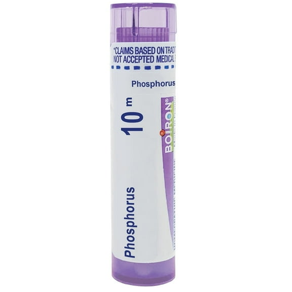 Boiron Phosphorus 10M, Homeopathic Medicine for Dizziness With Sleeplessness, 80 Pellets