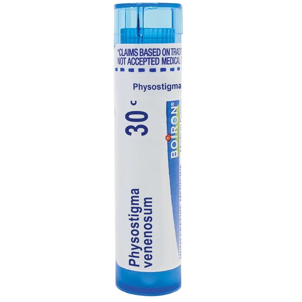 Boiron Physostigma Venenosum 30C, Homeopathic Medicine for Spasms Of The Eyelids From Ocular Fatigue, 80 Pellets