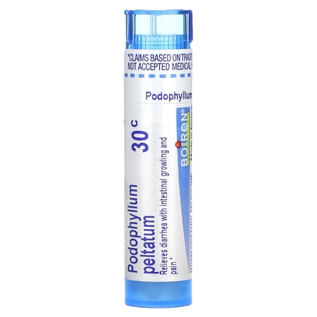 Boiron Podophyllum Peltatum, 30C, Diarrhea Relief, Approx 80 Pellets