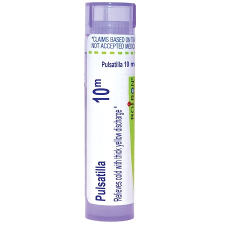 Boiron Pulsatilla 10M, Homeopathic Medicine for Cold With Thick Yellow Discharge, 80 Pellets