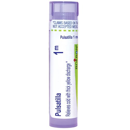 Boiron Pulsatilla 1M, Homeopathic Medicine for Cold With Thick Yellow Discharge, 80 Pellets