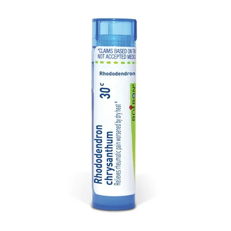 Boiron Rhododendron Chrysanthum 30C, Homeopathic Medicine for Rheumatic Pain Worsened By Dry Heat, 80 Pellets