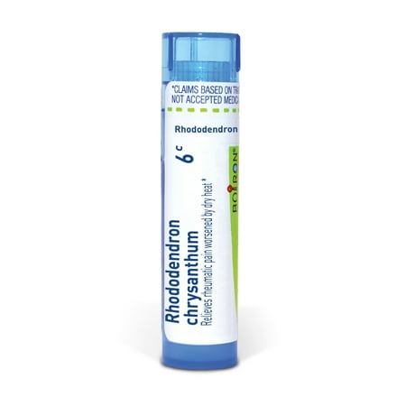 Boiron Rhododendron Chrysanthum 6C, Homeopathic Medicine for Rheumatic Pain Worsened By Dry Heat, 80 Pellets