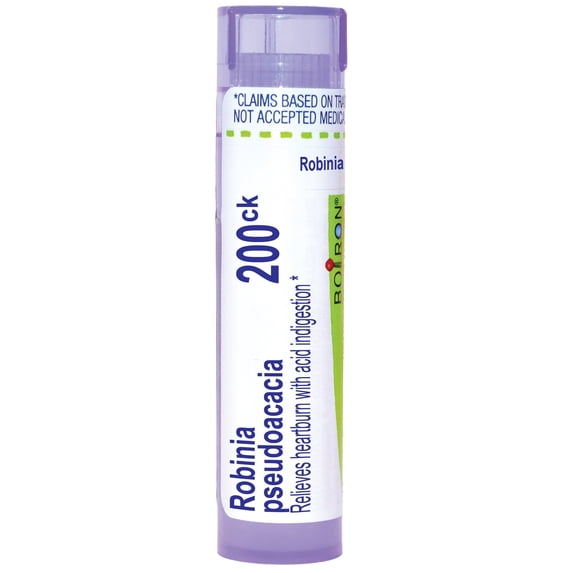 Boiron Robinia Pseudoacacia 30C, Homeopathic Medicine for Heartburn With Acid Indigestion, 80 Pellets