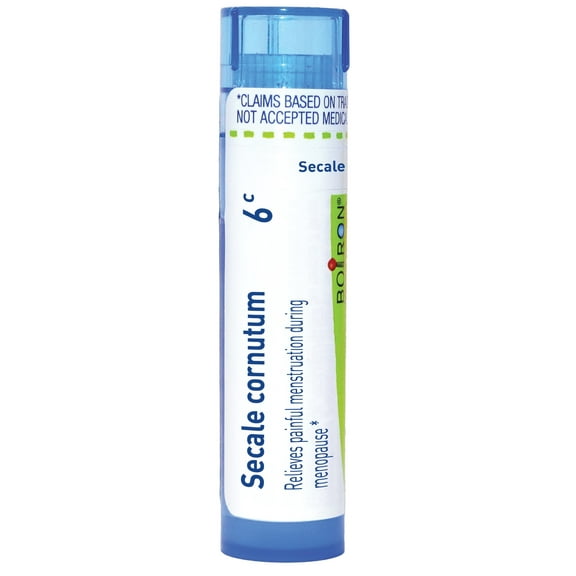 Boiron Secale Cornutum 6C, Homeopathic Medicine for Painful Menstruation During Menopause, 80 Pellets