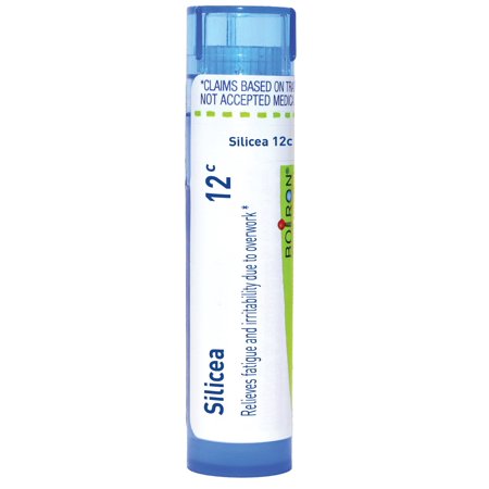 Boiron Silicea 12C, Homeopathic Medicine for Fatigue And Irritability Due To Overwork, 80 Pellets