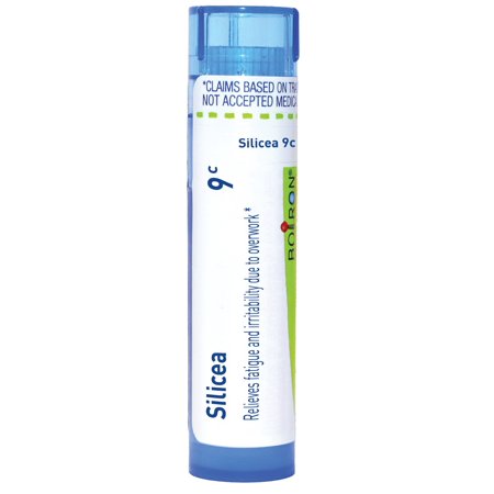 Boiron Silicea 9C, Homeopathic Medicine for Fatigue And Irritability Due To Overwork, 80 Pellets