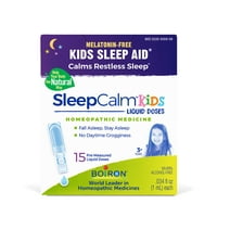 Boiron SleepCalm Kids Liquid Dose Melatonin-Free, Homeopathic Medicine for Sleep Relief, Calms Restless Sleep, 15 Liquid Doses
