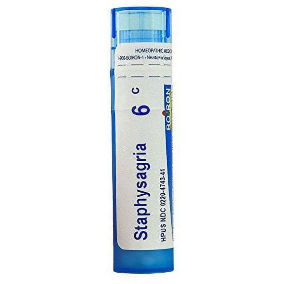 Boiron - Staphysagria 6C 80 plts (Pack of 2)