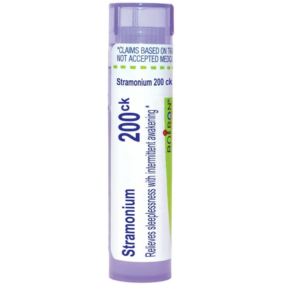 Boiron Stramonium 200CK Homeopathic Single Medicine For Stress & Sleep 80 Pellet