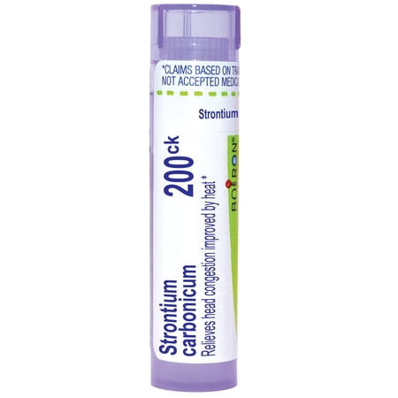Boiron Strontium Carbonicum 200CK Homeopathic Single Medicine For Cough, Cold & Flu 80 Pellet
