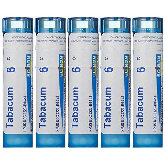 Boiron Tabacum 6C (Pack of 5), Homeopathic Medicine for Motion Sickness