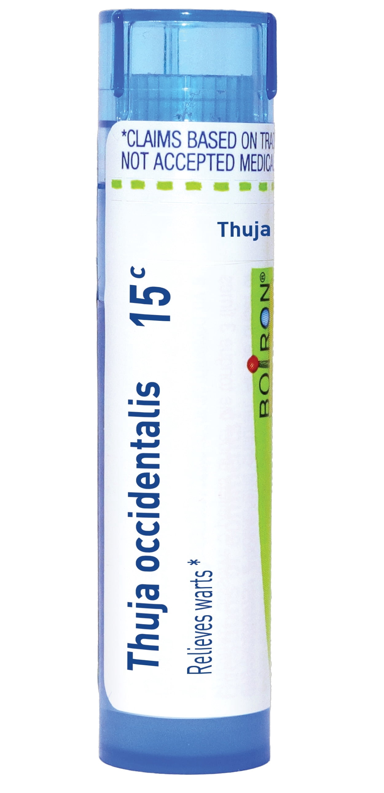 Boiron Thuja Occidentalis 15C, Homeopathic Medicine for Warts, 80 Pellets