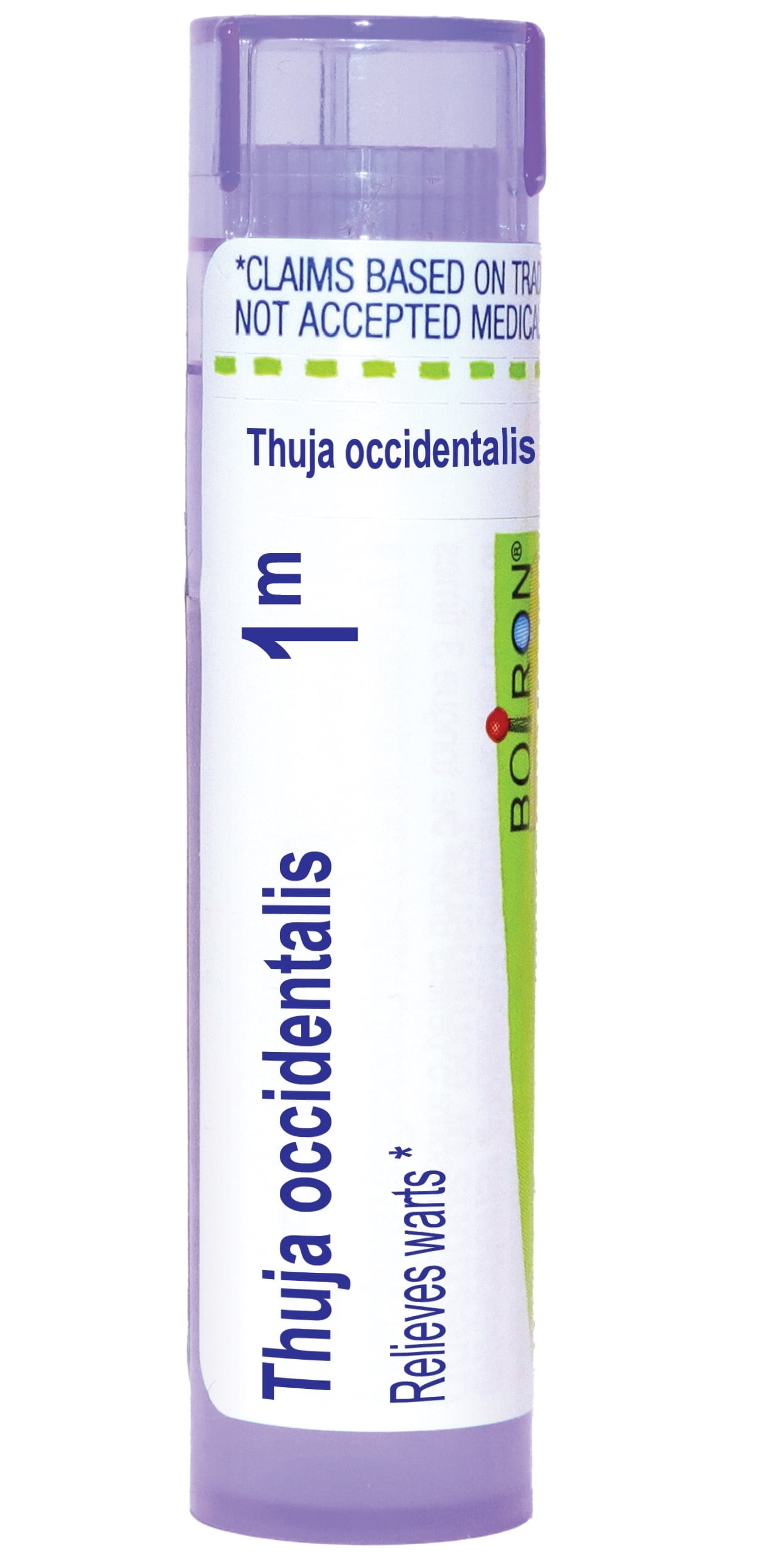 Boiron Thuja Occidentalis 1M, Homeopathic Medicine for Warts, 80 Pellets