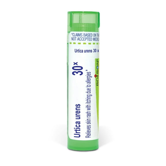 Boiron Urtica Urens 30X, Homeopathic Medicine for Skin Rash With Itching Due To Allergies, 80 Pellets