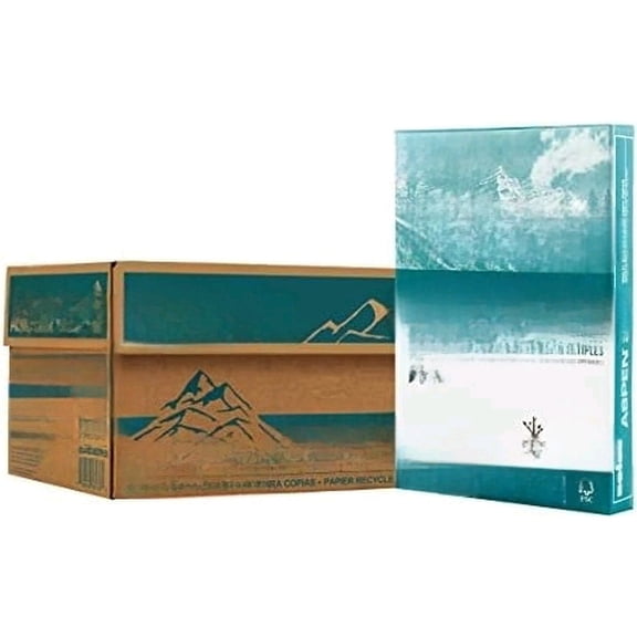 Boise ASPEN 30 Multi-Use Printer & Copy Paper, 10 Reams, White, Legal (8.5in x 14in), 5000 Sheets Per Case- 054904-CTN$$Office