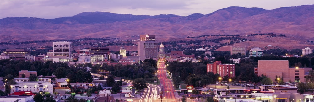 Boise ID Canvas Art - Panoramic Images (27 x 9)