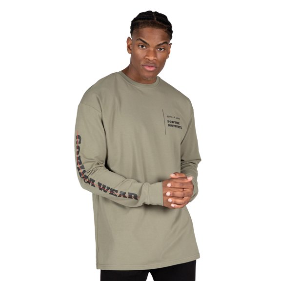 Boise Oversized Long Sleeve - Army Green