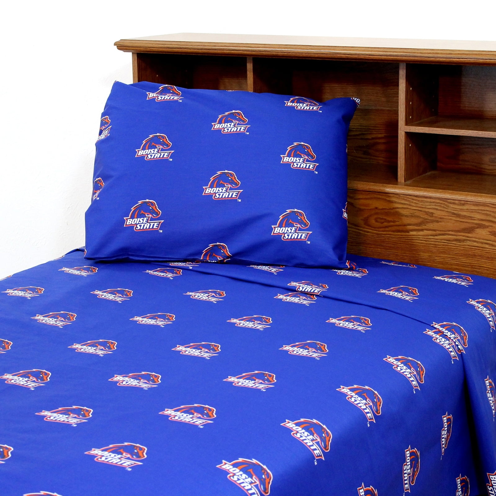 Boise State Broncos 100% Cotton Sheet Set Full