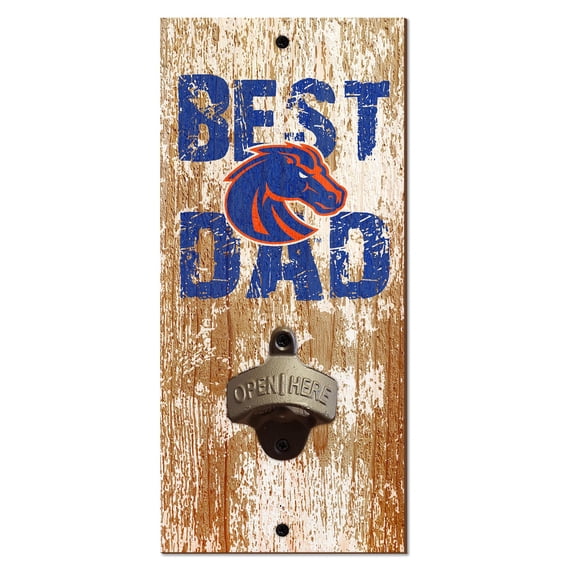 Boise State Broncos 5'' x 12'' Best Dad Bottle Opener