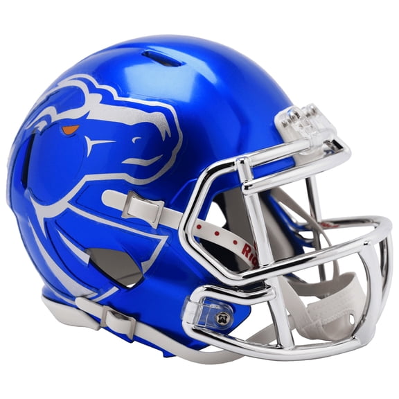 Boise State Broncos Blue 2024 Riddell NCAA Speed Mini Helmet
