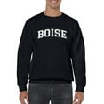 thumbnail image 1 of Boise Text Men Sweatshirt, Male XX-Large, 1 of 4