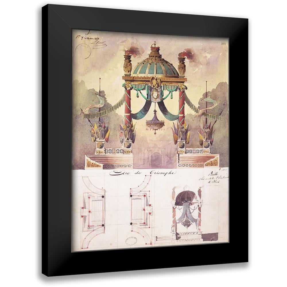 Boitte, Francois Philippe 12x14 Black Modern Framed Museum Art Print ...
