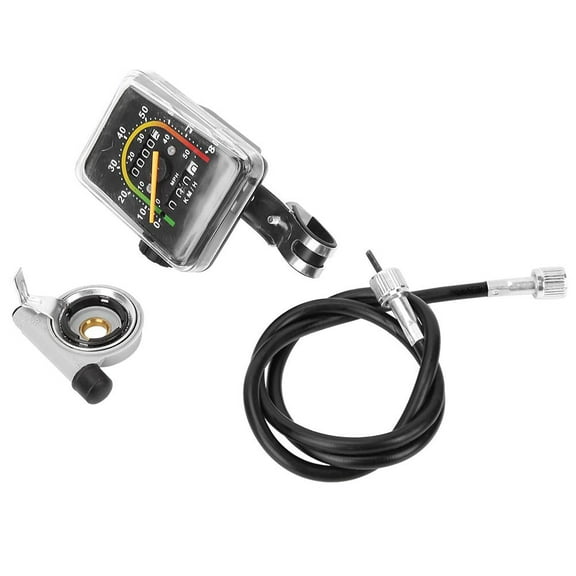 Bojue Bicycle Computer Mechanical Odometer Stopwatch Wired Speedometer Accessory for 26 28 29 27.5inch Bike