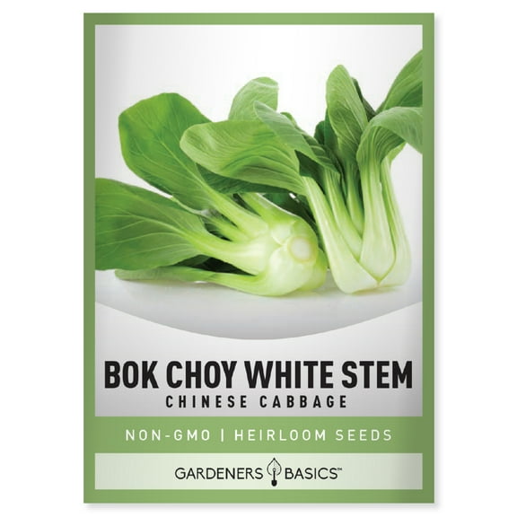 Bok Choy White Stem Chinese Cabbage Seeds