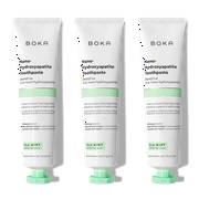 Boka Fluoride-Free Toothpaste with Nano Hydroxyapatite – Gentle Formula for Sensitive Teeth, Natural Whitening, Fresh Ela Mint Flavor – 4 Fl Oz 3 pack, Gentle for the Whole Family