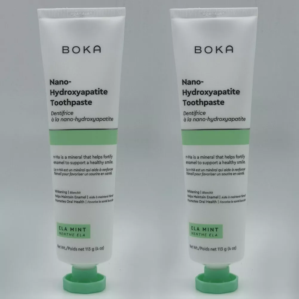 How Much Nano Hydroxyapatite Is In Boka Toothpaste Boka Fluoride Free Toothpaste Ela Mint Nano Hydroxyapatite Toothpaste