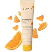 Boka Fluoride-Free Toothpaste, Nano Hydroxyapatite, Orange Cream Flavor, Sensitive, 4 fl oz, 1 Pack