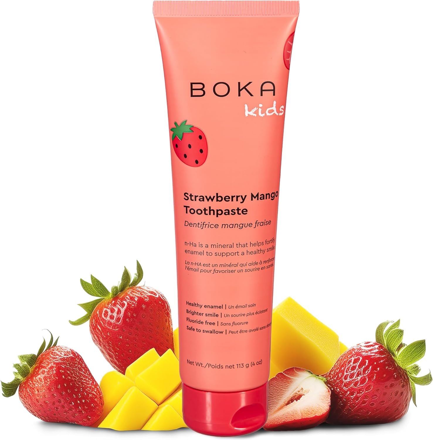Amazon.com: Boka Charcoal Fluoride Free Toothpaste Nano