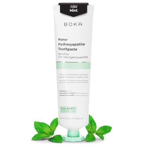 Boka Fluoride Free Toothpaste Nano Hydroxyapatite, Remineralizing, Sensitive Teeth, Whitening