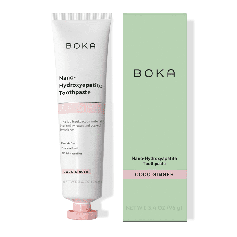 Boka Fluoride Free Toothpaste, Nano-Hydroxyapatite Toothpaste