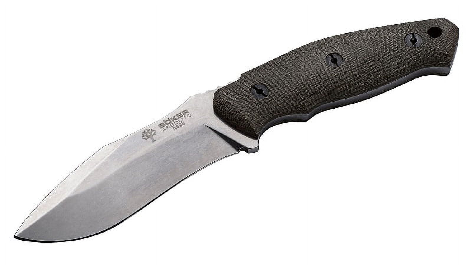 Boker Arbolito Scorpion Green Micarta Full Tang Fixed Blade Stainless Knife