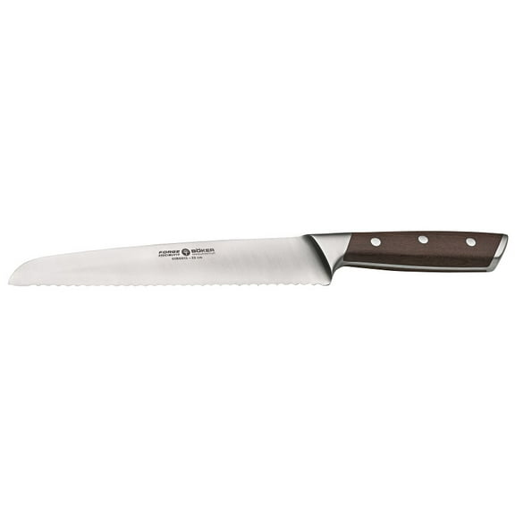 Boker Forge Full Tang Maple Wood Bread Knife Premium Kitchen Cutlery Knives