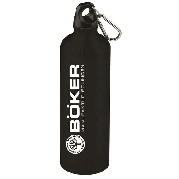 Boker Tree Brand Black Spill-resistant Aluminum Sport Bottle